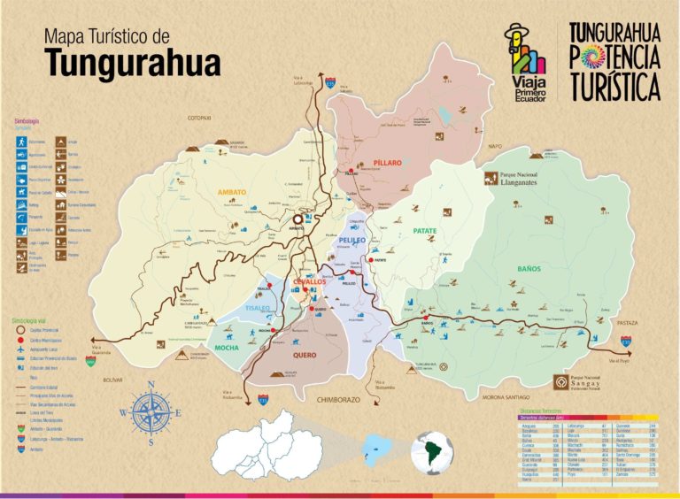 Mapas De Atractivos Tur Sticos En Ecuador Planetandes